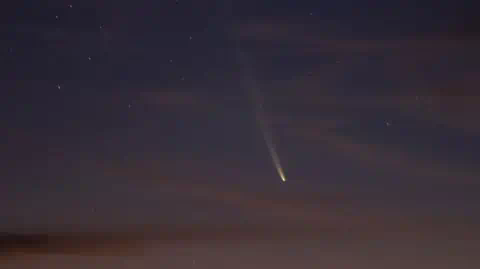 Getty Images Comet in the night sky